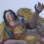 Altare foglia oro, XVII sec., Valrovina, Bassano del Grappa (particolare)