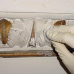 particolare durante il restauro