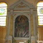 Altare SS. Trinità, XVII sec., Bassano del Grappa (prima del restauro)