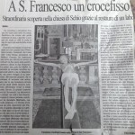 A S. Francesco un crocefisso